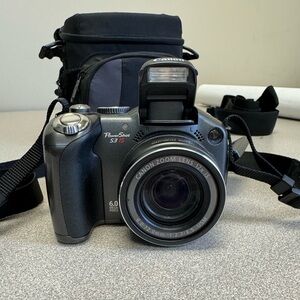 Canon PowerShot S3 IS Digital Camera - Black